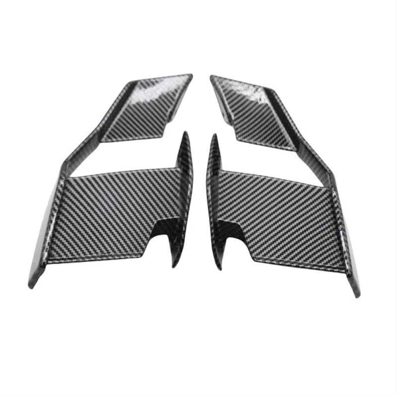 Motorrad Fixed Winglet Motorräder Verkleidung Seite Winglet Aerodynamische Flügel Kit Spoiler Für S1000R M1000R 2021-2023(ABS Carbon) von CKFDJRNAE