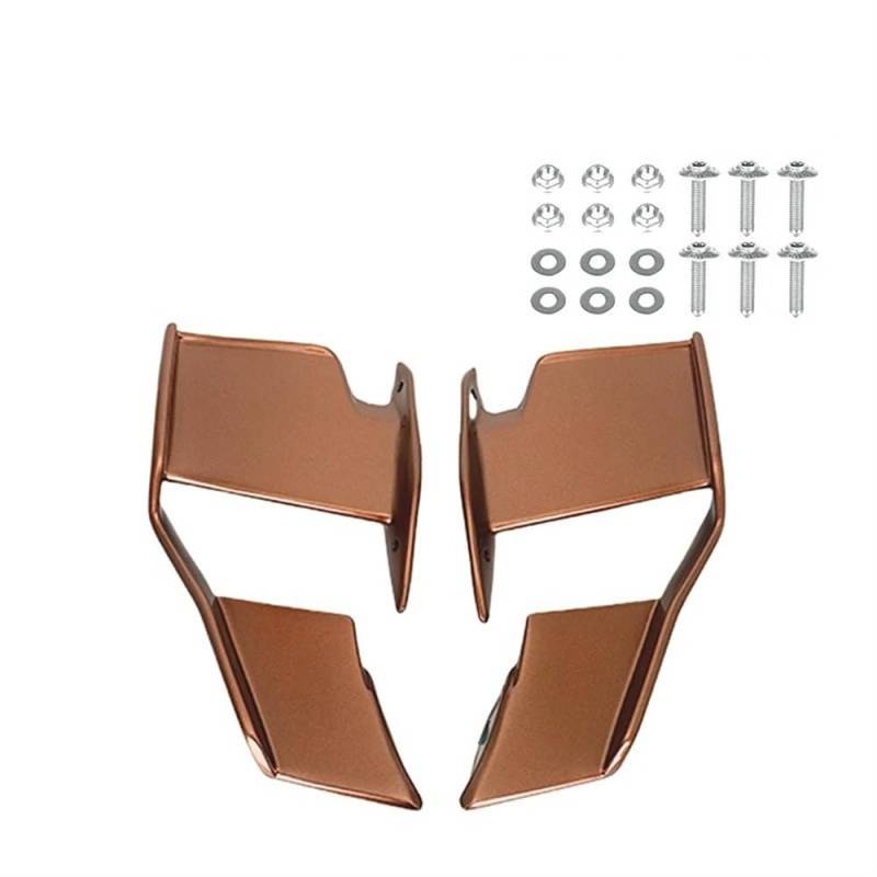 Motorrad Fixed Winglet Motorräder Verkleidung Seite Winglet Aerodynamische Flügel Kit Spoiler Für S1000R M1000R 2021-2023(Bronze colour) von CKFDJRNAE