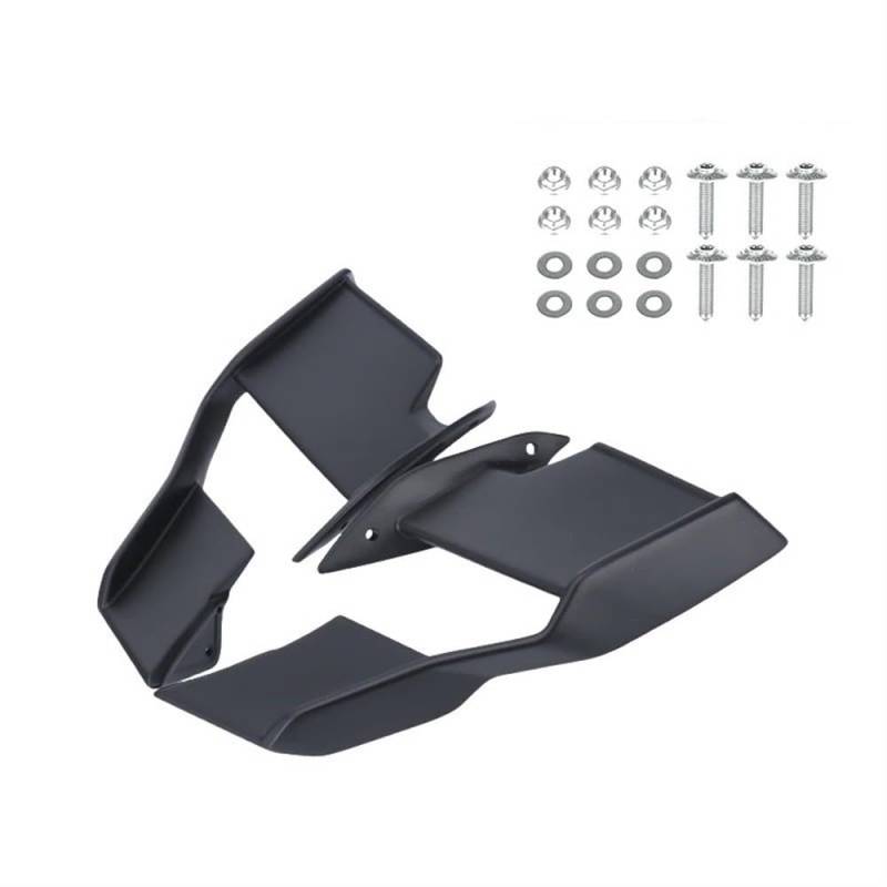 Motorrad Fixed Winglet Motorräder Verkleidung Seite Winglet Aerodynamische Flügel Kit Spoiler Für S1000R M1000R 2021-2023(Matte Black) von CKFDJRNAE