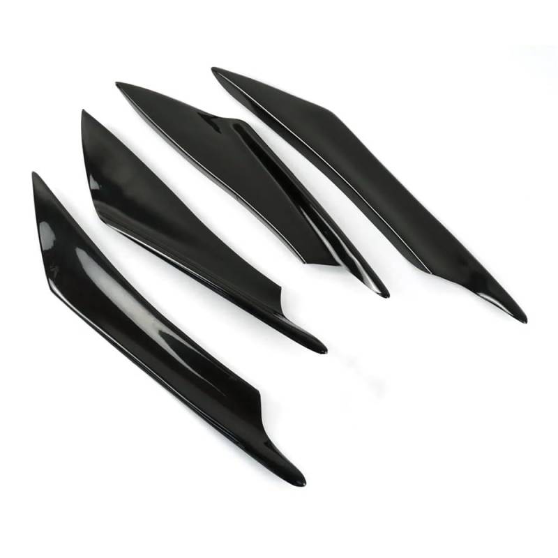 Motorrad Fixed Winglet Spoiler Universal Motorrad Winglet Front Flügel Air Deflect Kit Für R3 Für Suzuki Für Für H2 Roller(3) von CKFDJRNAE