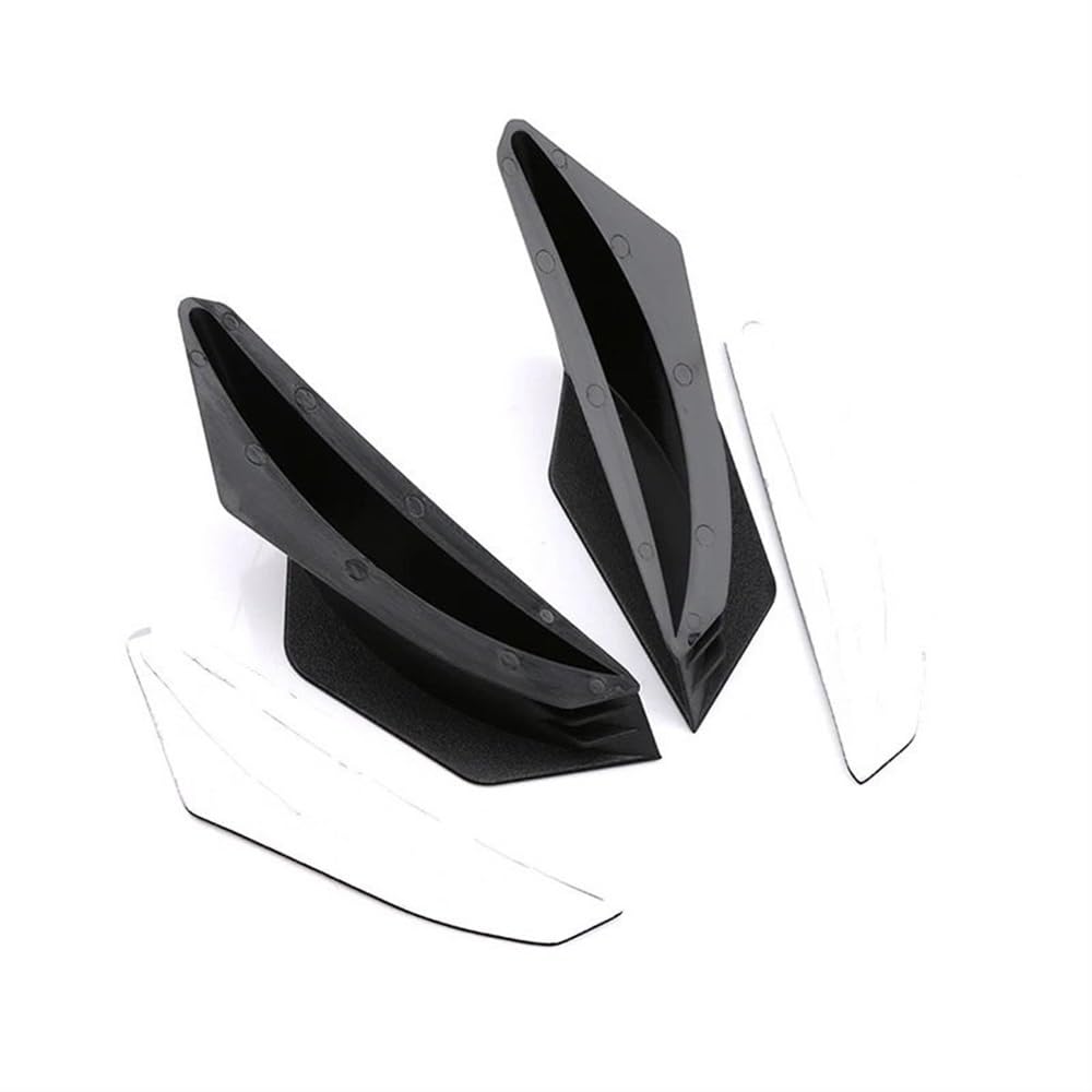 Motorrad Fixed Winglet Universal Motorrad Winglet Aerodynamische Spoiler Flügel Kit Für Für Suzuki Für Für (Black) von CKFDJRNAE