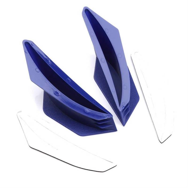 Motorrad Fixed Winglet Universal Motorrad Winglet Aerodynamische Spoiler Flügel Kit Für Für Suzuki Für Für (Blue) von CKFDJRNAE