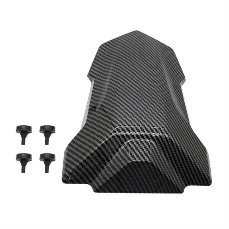 Motorrad Sitzbezug Verkleidung Hinten Sitz Abdeckung Motorrad Hinten Buckel Abdeckung Verkleidung Zubehör Für B&MW S1000R S1000RR 2019 2020 2021 2022(Carbon Black) von CKFDJRNAE