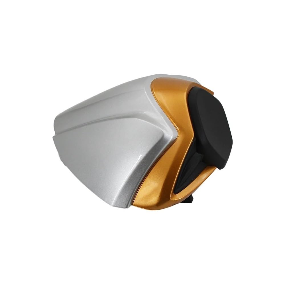 Motorrad Sitzbezug Verkleidung Motorrad Hinten Passagier Sozius Sitz Abdeckung Verkleidung Gugel Für Suzuki Hayabusa GSX-1300R 1340R 2021-2024(Silver Gold) von CKFDJRNAE