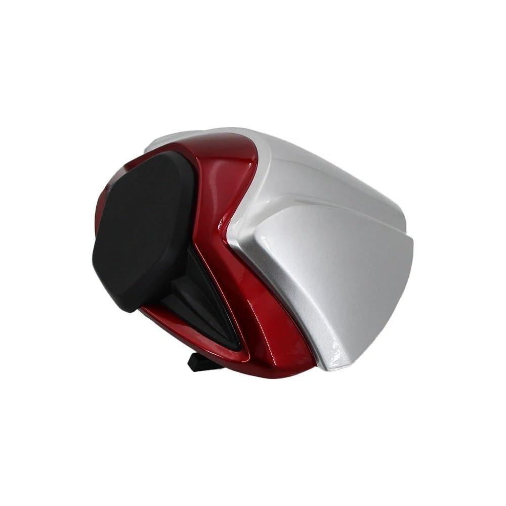 Motorrad Sitzbezug Verkleidung Motorrad Hinten Passagier Sozius Sitz Abdeckung Verkleidung Gugel Für Suzuki Hayabusa GSX-1300R 1340R 2021-2024(Silver Red) von CKFDJRNAE