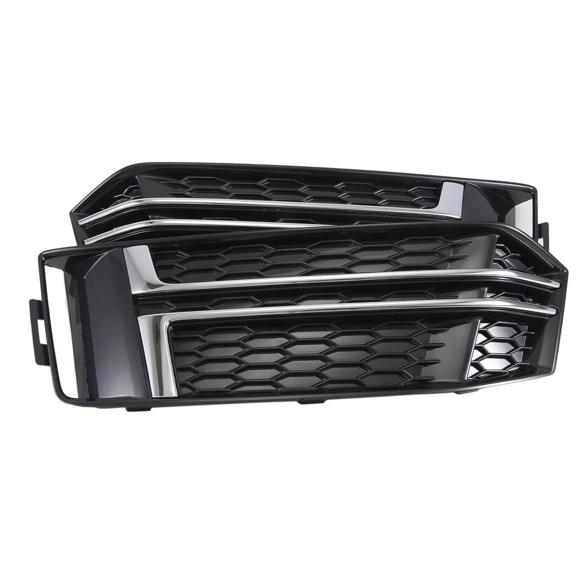 Auto-Frontgrill 1 Paar Auto-Luftführungsgitter Vorderer Stoßstangengrill (Links + Rechts) 8W0807681F 8W0807682F Für A4 2016 2017 2018 2019 2020 Autogrills von CKGRHJSA