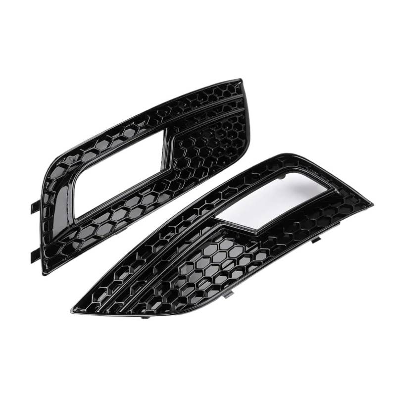 Auto-Frontgrill 1 Paar Auto Nebel Licht Abdeckung Grille Mesh Front Stoßstange Grill Nebel Lampe Abdeckung Für A4 B8 Facelift 2012-2015 Autogrills von CKGRHJSA