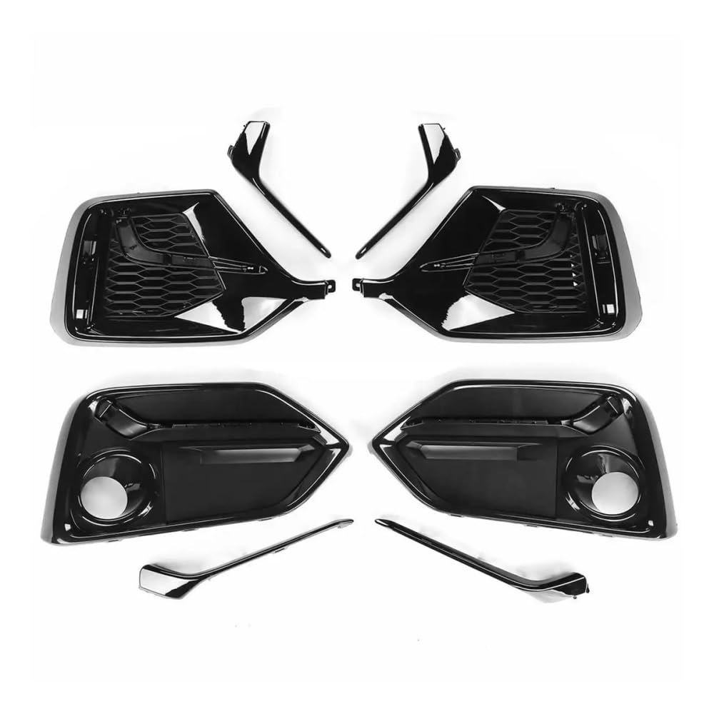 Auto-Frontgrill 4 Stücke Auto Vorne Hinten Stoßstange Nebel Lampe Hauben Körper Kit Nebel Licht Grill Abdeckung Kappe Für Civic 5 Tür FK4 FK7 Fließheck 2016-2021 Autogrills von CKGRHJSA