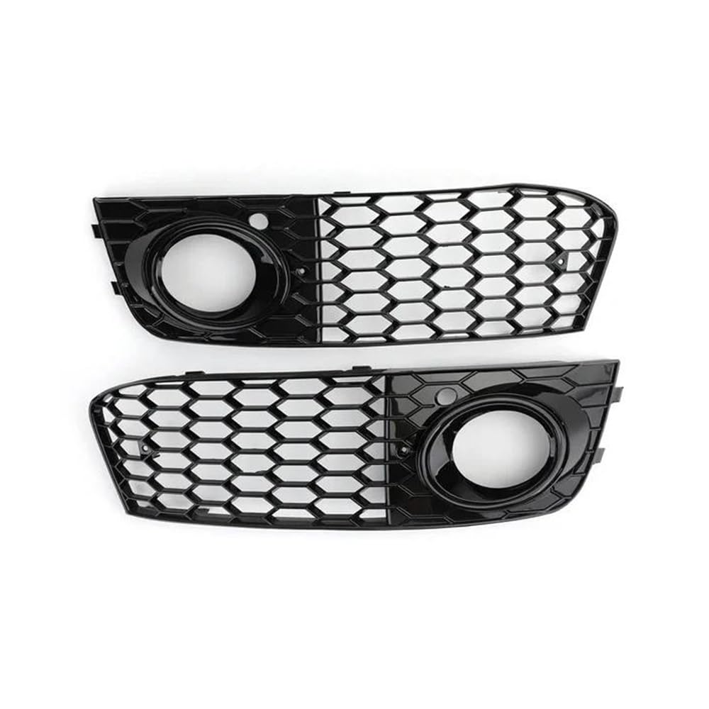 Auto-Frontgrill Auto Front Grill Mesh Für A4 B8 RS4 2009 2010 2011 2012 Grille Nebel Licht Abdeckung Auto Zubehör 8KD807682 8KD807681 Autogrills(1 UK) von CKGRHJSA