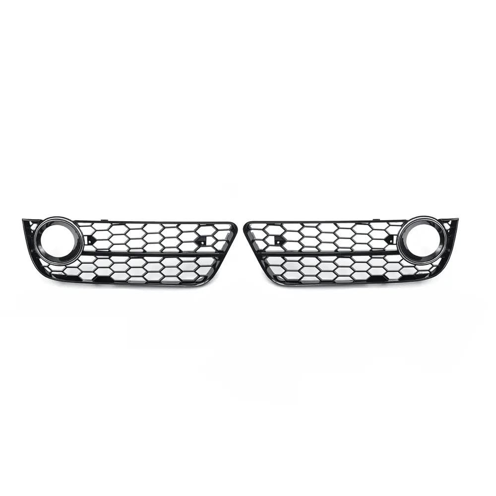 Auto-Frontgrill Auto Front Stoßstange Nebel Licht Lampe Kühlergrill Grill Abdeckung Mesh Waben Für Coupe Für Sportback 2008-2011 Für Cabriolet 2010-2011 Autogrills(Chrome) von CKGRHJSA