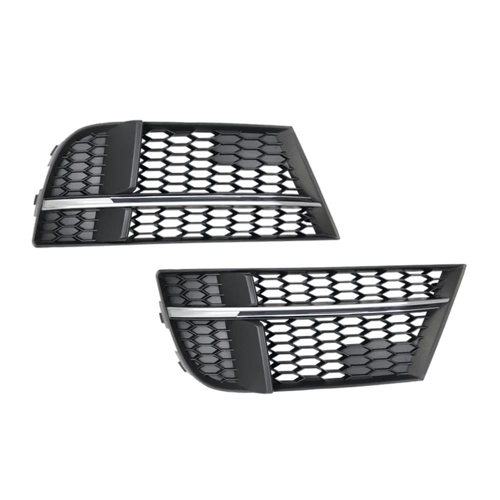 Auto-Frontgrill Auto Front Stoßstange Nebel Licht Mesh Grille Für A3 S-Line S3 2017 2018 2019 2020 Nebel Lampe Waben Grille Abdeckungen Autogrills(Chrome) von CKGRHJSA