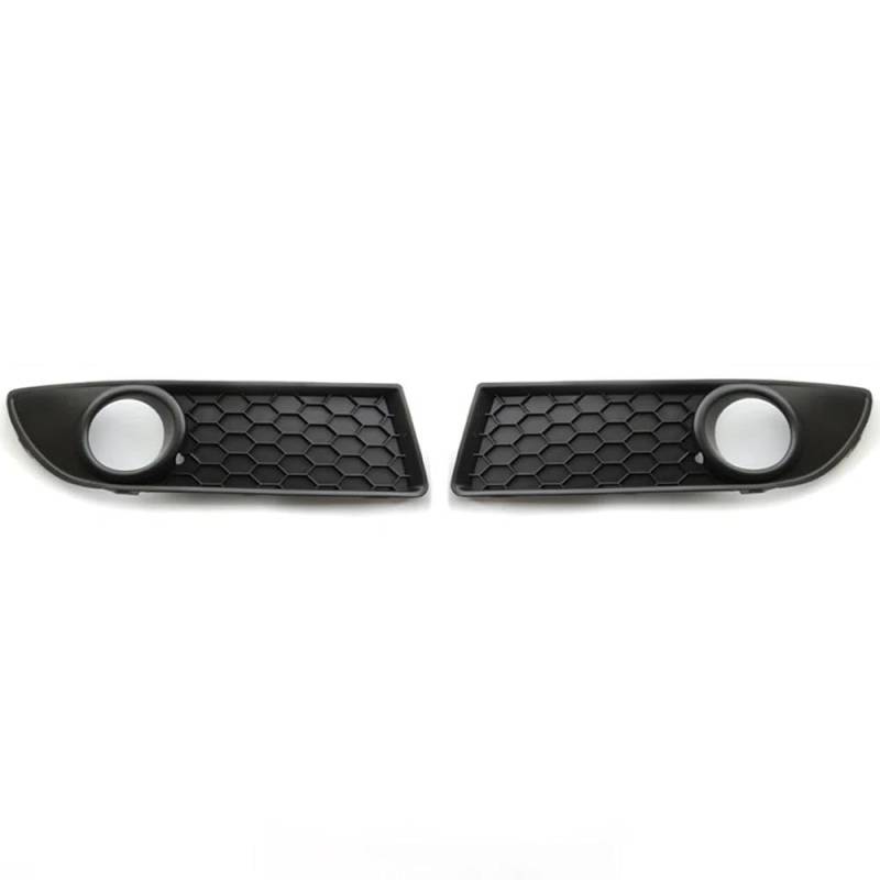 Auto-Frontgrill Auto Nebelscheinwerfer Lampenabdeckung Stoßstangengrill Front Lower Bumper Grill Für Polo MK4 9N3 2005-2009 Facelift 6Q0 853 677 B Autogrills(1Pair) von CKGRHJSA