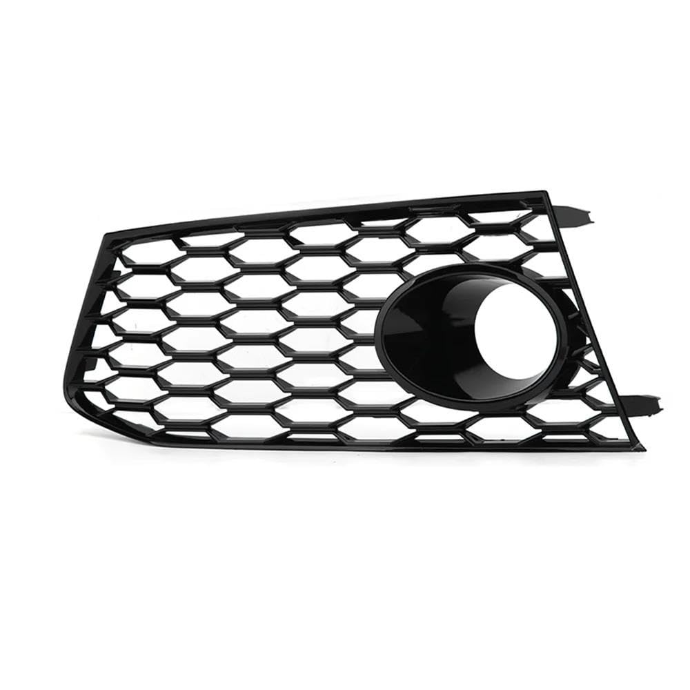 Auto-Frontgrill Glänzend Schwarz Auto Nebelscheinwerfer Kühlergrill Abdeckung Trim Für RS7 2014 2015 2016 2017 2018 Hex Nebel Lampe Grill Autogrills(Left Side) von CKGRHJSA