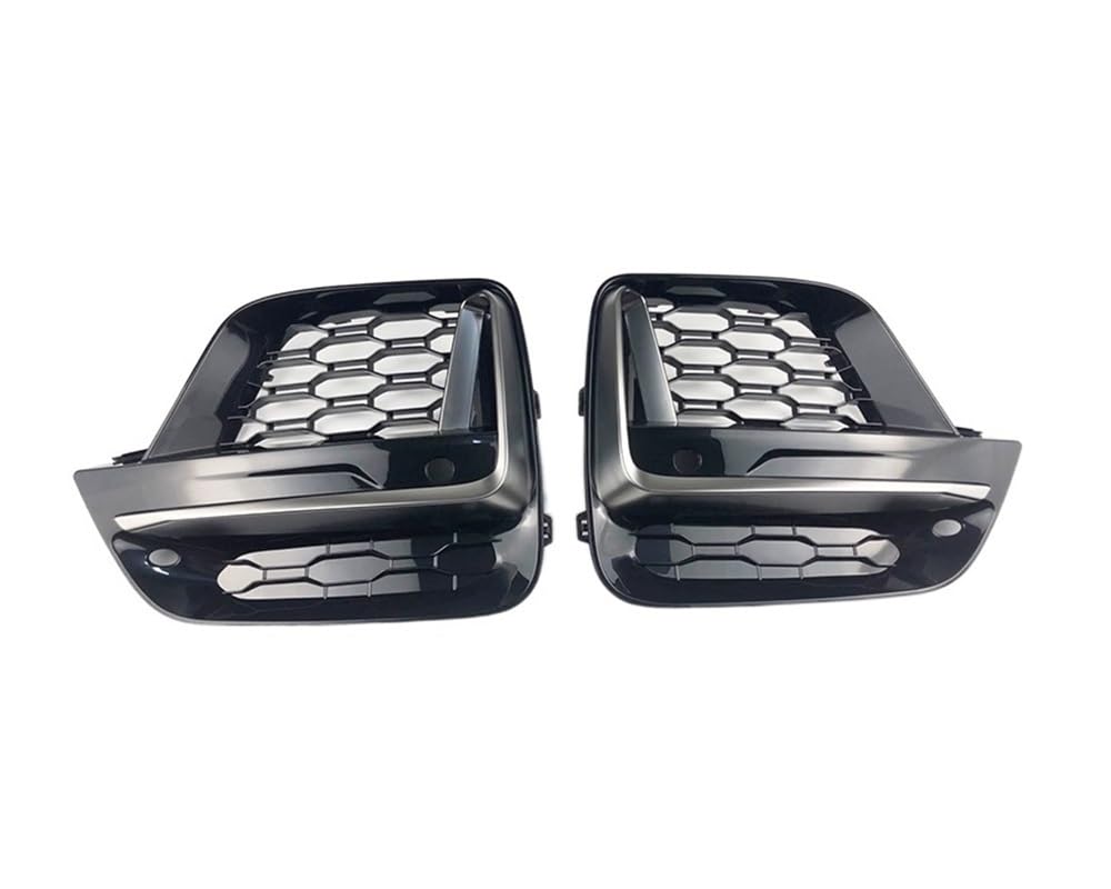 Auto-Frontgrill Nebelscheinwerfergitter, Cerium-Gery-Lampenabdeckung, Rahmenverkleidung, Außenabdeckung Für X3 G01 X4 G02 2018 2019 2020 Autogrills(No Fog Light Hole) von CKGRHJSA