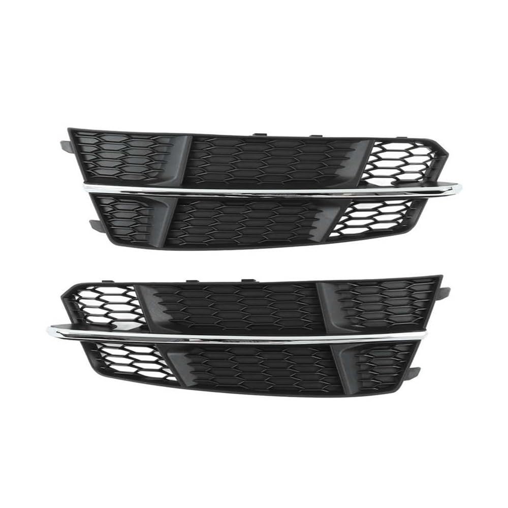 Auto-Frontgrill Paar Frontstoßstange Nebelscheinwerfer Kühlergrill Abdeckung Ersatz Autozubehör Für A6 C7 2014 2015 2016 2017 2018, 4G0807681AN Autogrills von CKGRHJSA