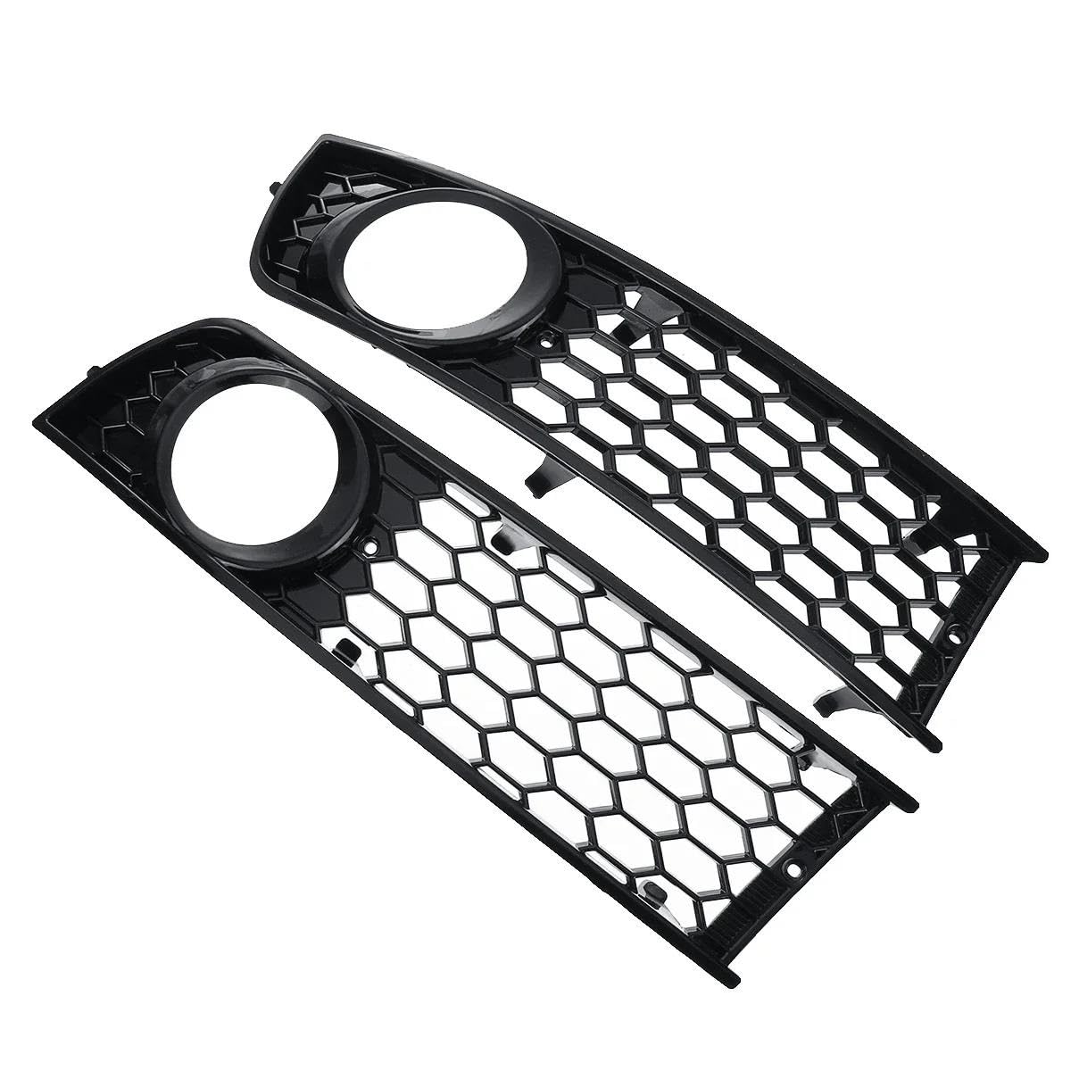 Auto-Frontgrill Paar Frontstoßstangen-Seiten-Nebelscheinwerfergitter Grill Mesh Für A4 B6 2001–2005 8E0807681 8E0807682 Nicht Passend Für S-Line Autogrills von CKGRHJSA