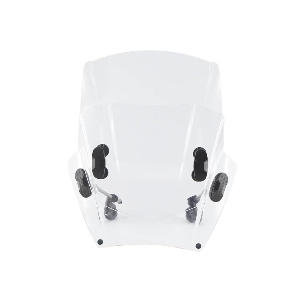 Windabweiser Für Tenere700 Universal-Motorrad-Windschutzscheibenschild Nach Oben Und Unten Verstellbarer Deflektor Windschutzscheibe(Transparent) von CKGRHJSA