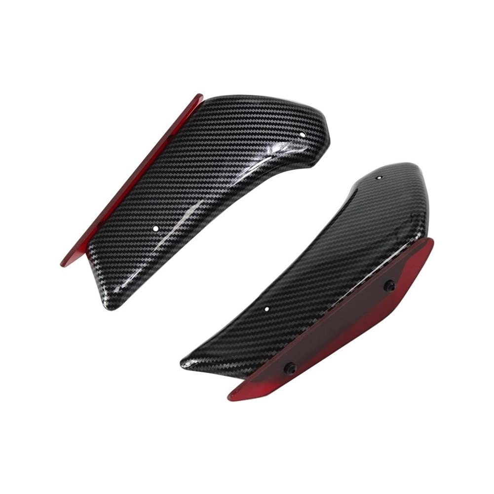 Windabweiser Motorrad-Verkleidungsteile Aerodynamischer Flügel-Kit Fester Winglet-Verkleidungsflügel Für RC8 Für RC8R 2008 2009 2010 2011 2012 2013 2014 2015 Windschutzscheibe(D) von CKGRHJSA