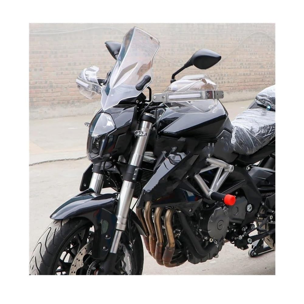 Windabweiser Windschutzscheiben-Windabweiser-Führungshaube Für TNT 600 Motorrad-Frontscheibe Für Benelli TNT600 BN600 BJ600 Windschutzscheibe(Clear) von CKGRHJSA