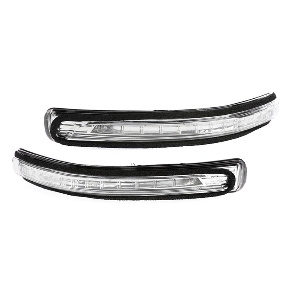 Indicator Rear View,Spiegelblinker Auto-Blinkerlampen auf beiden Seiten, Rückspiegelanzeige, Blinklichter, Passend für Kia Rio M K3 2011–2017, Autozubehör(A Pair) von CKryzillix