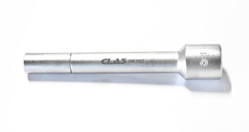 CLAS Equipements 1174 Sechskant-Stecknuss, 8 mm x 123 mm 1/2 Zoll, SA 117 von CLAS Equipements