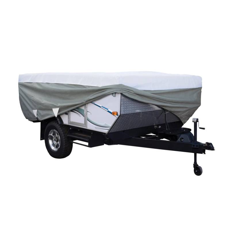 Classic Accessories Over Drive PolyPRO3 Faltbare Abdeckung für Campinganhänger, passend für 4,6-4,6 m, Wohnmobil-Abdeckung, Wohnmobil-Abdeckung, Reiseanhänger-Abdeckung von CLASSIC ACCESSORIES