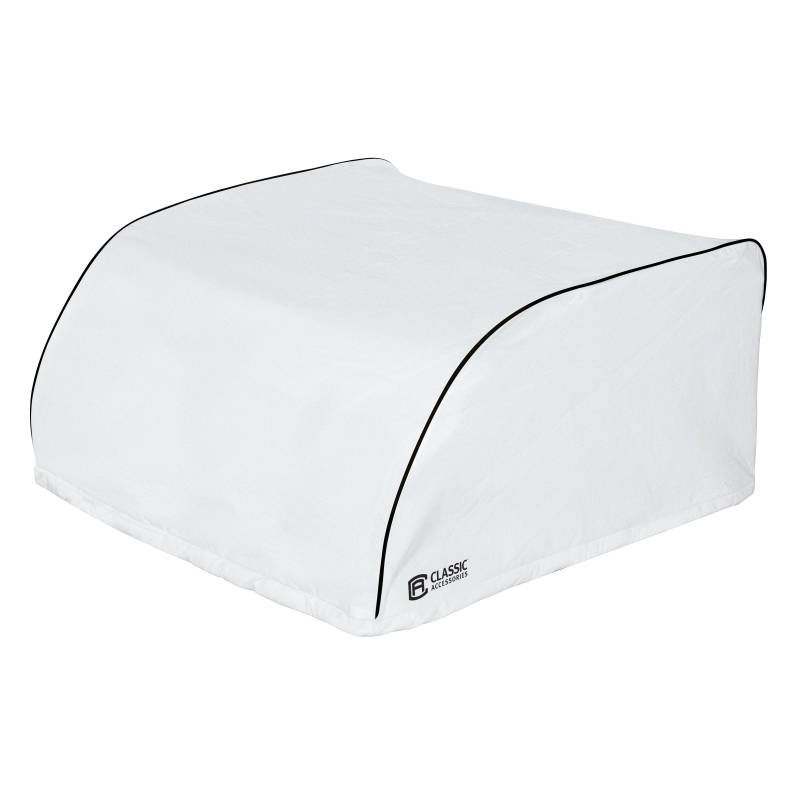 Classic Accessories Over Drive RV Air Conditioner Cover, Dometic Brisk II, White, Heavy-Duty Fabric, Draw Cord Hem, Easy to Clean Vinyl von CLASSIC ACCESSORIES