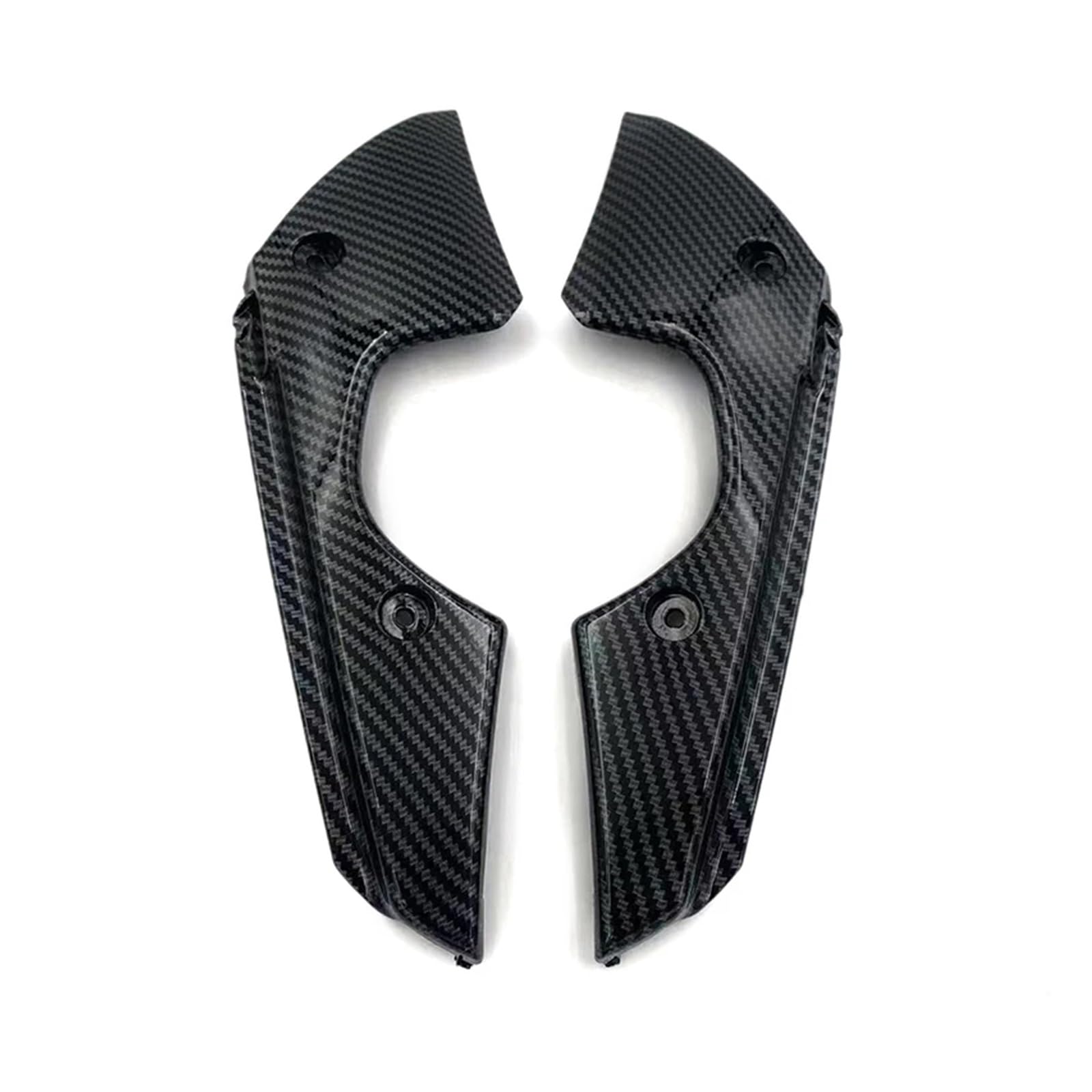 CLAWERN Kompatibel mit Yamaha YZF-R1 YZF R1 2009–2014. Motorrad-Zubehör, Innenseite des Armaturenbretts, Lufteinlass-Panel-Abdeckung, Kohlefaser-Verkleidung(Carbon Fiber Look) von CLAWERN