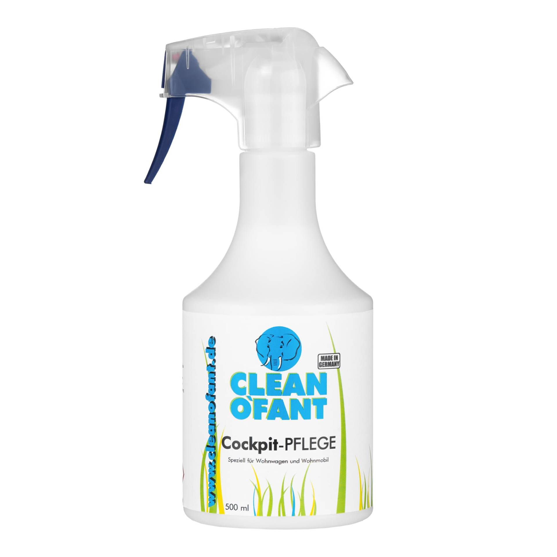 CLEANOFANT Cockpit-Pflege 500 ml - Cockpitpflege für Wohnwagen, Wohnmobil, Caravan. Kunststoffpflege Innen-Raum von CLEANOFANT