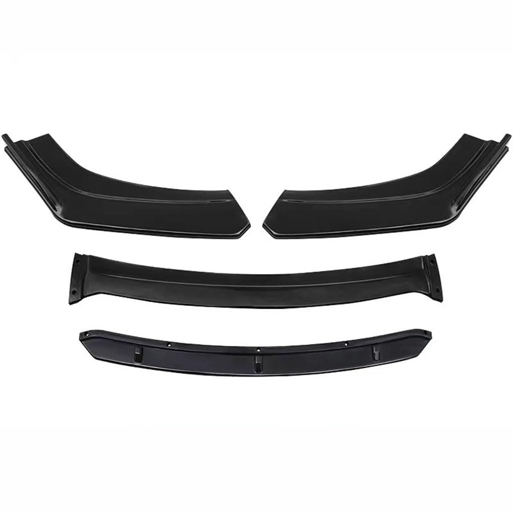 Auto Frontspoiler Lippe für Suzuki Swift 2005-2012,Kratzfest Front Bumper Lip Frontstoßstange Lippe Kinnspoiler Auto Zubehör,Glossy Black von CLEVEQ