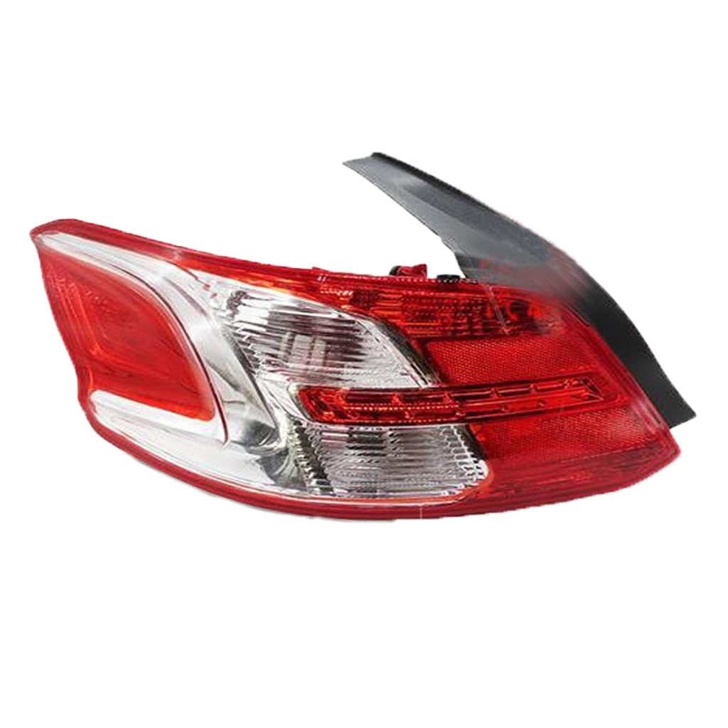 CLEVEQ Auto Rücklicht für Peugeot 301 2014～2016,Bremslichter Sicherheit Licht Multifunktion Rücklicht Stoßfester Wasserdichte Autoteile,Left von CLEVEQ