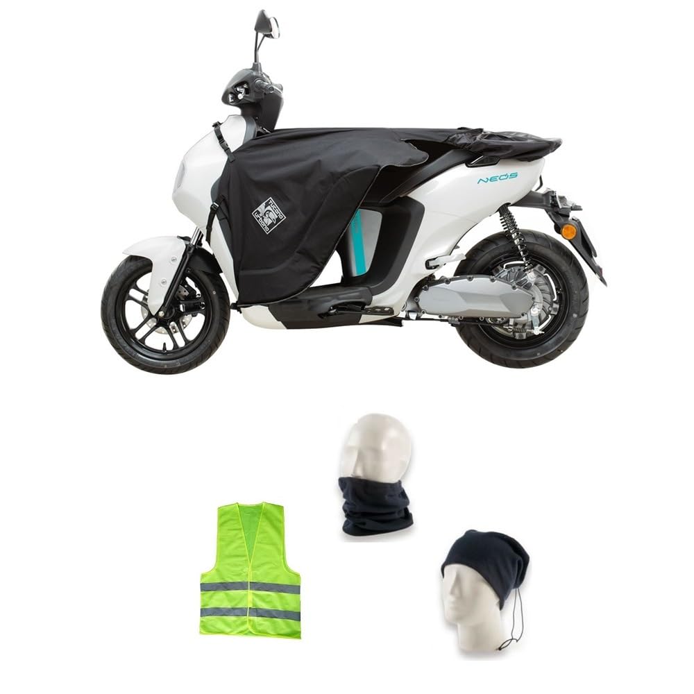 KOMPATIBEL MIT Aprilia SXR 50 Jahr 2021 AL 2024 TERMOSCUD Easy E19 URBAN Tucano BEINABDECKUNG FÜR Roller MIT Flacher PLATTFORM wasserdichte BEINABDECKUNG MIT THERMISCHER Fleece-POLSTERUNG von CLICK & GO