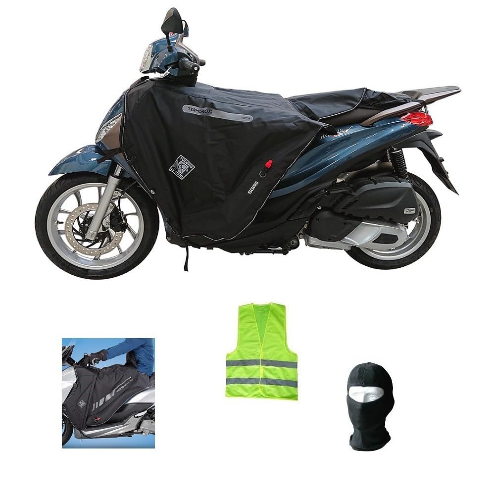 KOMPATIBEL MIT PIAGGIO Medley/Medley S 125/150 pro Jahr 2023 BEINABDECKUNG R214-X TERMOSCUDO TUCANO URBANO wasserdichte THERMISCHE Decke INNEN AUS ECO-FELL, SPEZIFISCH FÜR Roller von CLICK & GO