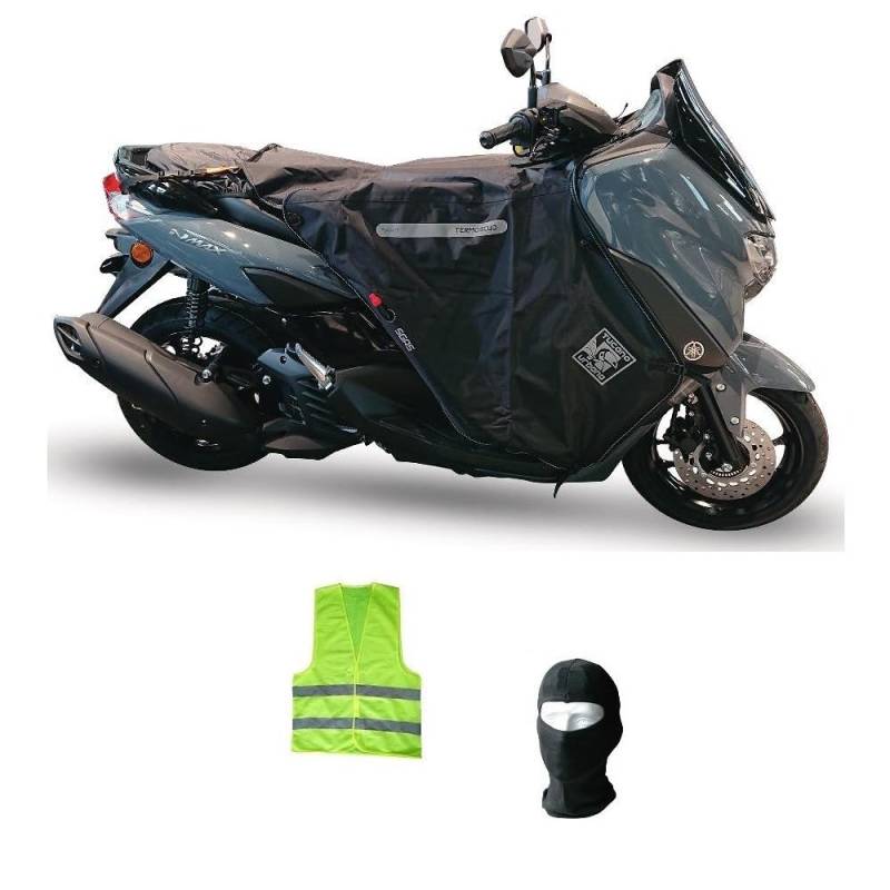 KOMPATIBEL MIT Yamaha NMAX 125 pro Jahr 2023 BEINABDECKUNG R225-X TERMOSCUDO Tucano Urbano wasserdichte THERMISCHE Decke INNEN AUS ECO-Fell, SPEZIFISCH FÜR Roller von CLICK & GO