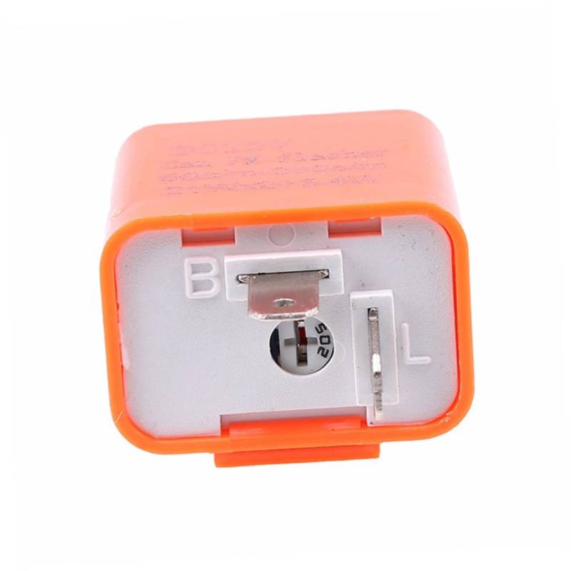 CLISPEED 3st Blinker Blinker Blinkerrelais -blinkerlicht Blinker Blinkrelais Kontrollleuchte Elektronisches Blinkrelais Blitzlicht Einstellbar Orange von CLISPEED