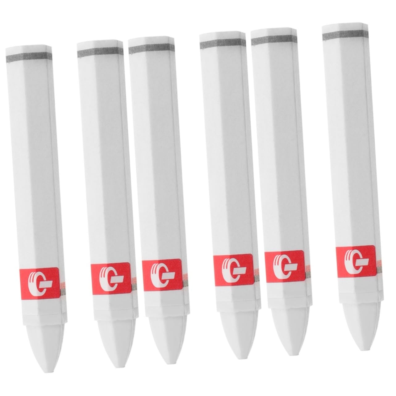 CLISPEED 6 Stk Textmarker Autoreifen Reifenstifte Markierungsstifte Reifenreparaturstifte Autozubehör Weiß Wachs von CLISPEED