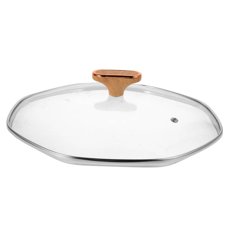 CLISPEED Abdeckung Aus Gehärtetem Glas Deckel Für Pfanne Topf Pfannendeckel Kochgeschirrdeckel Topf Glasdeckel Wok-Deckel Transparent von CLISPEED