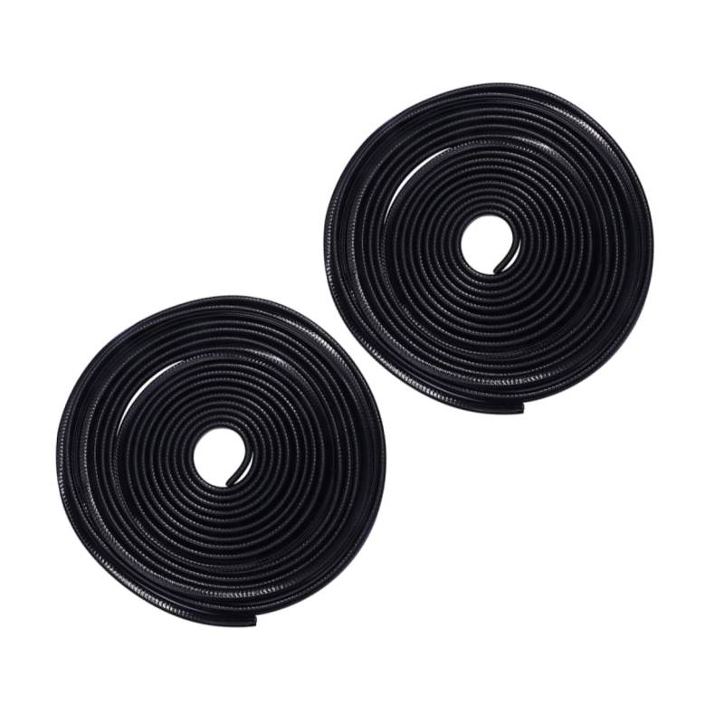 CLISPEED Anti-Kollisions-Schalldämmstreifen Türschutzleiste handhaben stoppt LKW-Tür Autotürgriffschutz door sealing strip Car door protector strip Autotürschutz Fahrzeugtürschutz PVC Black von CLISPEED