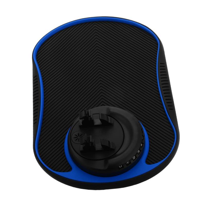 CLISPEED Auto Anti-Rutsch-Pad zylindrische Schaumstoffblöcke Klappbettscharnier Handy Halterung rutschfeste Matte Armaturenbrett-Telefonständer Auto-Armaturenbrett-Organizer PVC Blue von CLISPEED