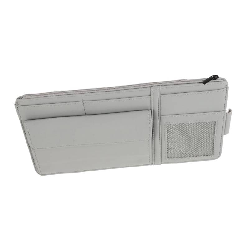 CLISPEED Auto-sonnenblenden-Organizer, Multi-Pocket-Visier-Organizer, Aufbewahrungstasche, Auto-kartenhalter, Sonnenbrillen-Clip, Dokumenten-Organizer Für Autos, Suvs, Lkws von CLISPEED