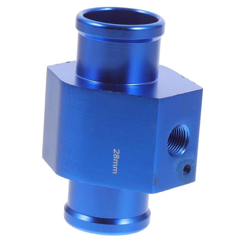 CLISPEED Automodifikationszubehör automatisch Schlauch Rohr Rollen Wasserdicht pkw zubehör autozubehör accessoires Kühler-Sensoradapter 3-Wege- Kühlersensor-Adapter Eisen Blue von CLISPEED