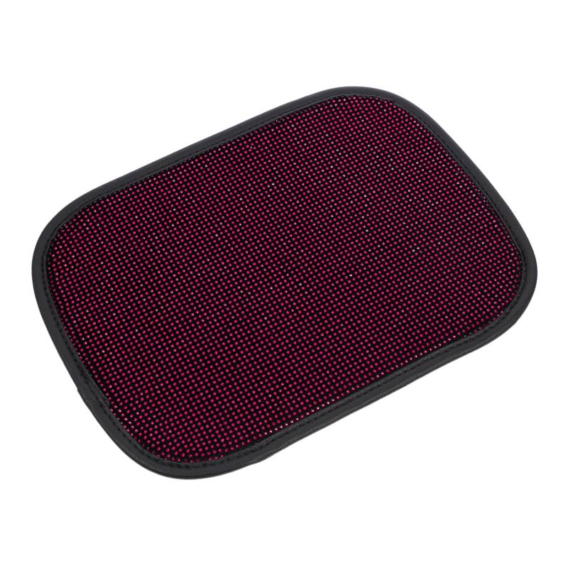 CLISPEED Kfz Center Console Cover Armlehnenpolster Für Autos Schutzmatte Für Die Mittelkonsole Autozubehör Antirutsch Mittelkonsole Kissen Pink Diamond von CLISPEED