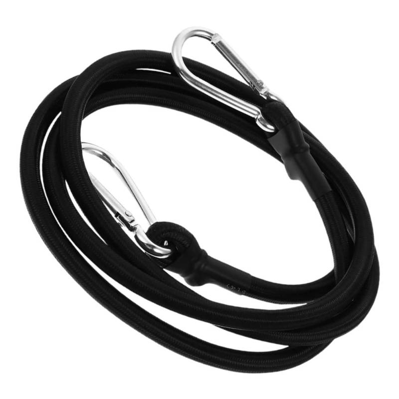 CLISPEED Regalbindeseil spannband spannriemen koffergurten Kofferraumgurt gepäckträger sattelstange Zurrgurte Haken und Riemen Riemenspanner Bindegerät Cargo-Bindungsgürtel Polyester Black von CLISPEED