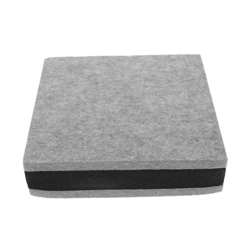 CLISPEED Subwoofer-schallisolationspad Isolierhülle Wohnmobil-Isolierung Puzzle-teppichquadrate Filzmatte Schneidbarer Filter Schalldämmendes Material Teppichkleber Polyester Light Grey von CLISPEED