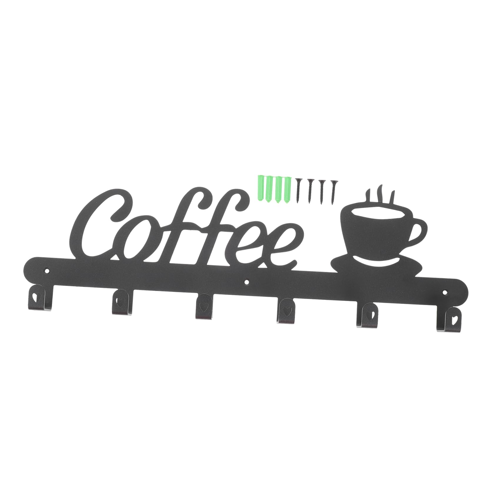 CLISPEED Wandbecherhalter Kreativer Wandmontierter Kaffeetassen Rack Für Stilvolle Wanddekoration Und Praktischen Kaffee Becher Aufbewahrung von CLISPEED