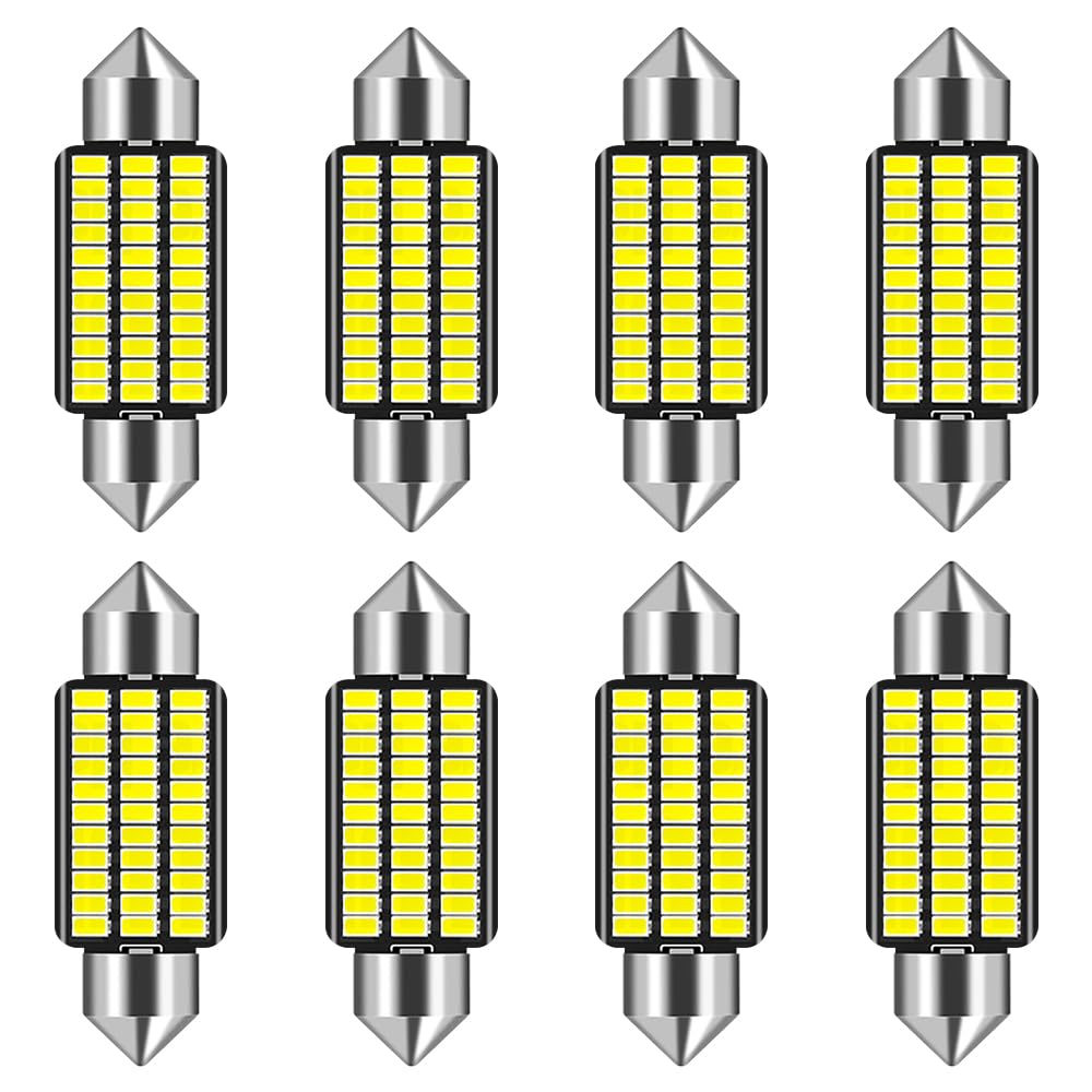 CLIUNT 8 Stück 12V 36mm Auto Innen Beleuchtung,Plug and Play,für Ambientebeleuchtung von CLIUNT