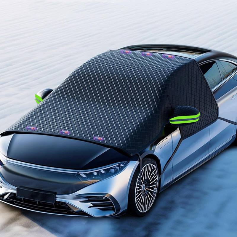 Auto Scheibenabdeckung für Citroen C4 III (Phase I 2020) 2020 2021 2023 2024, Faltbare, FüR Die Gegen Schnee, EIS, Frost, Staub, Sonne,B von CLLYBF66