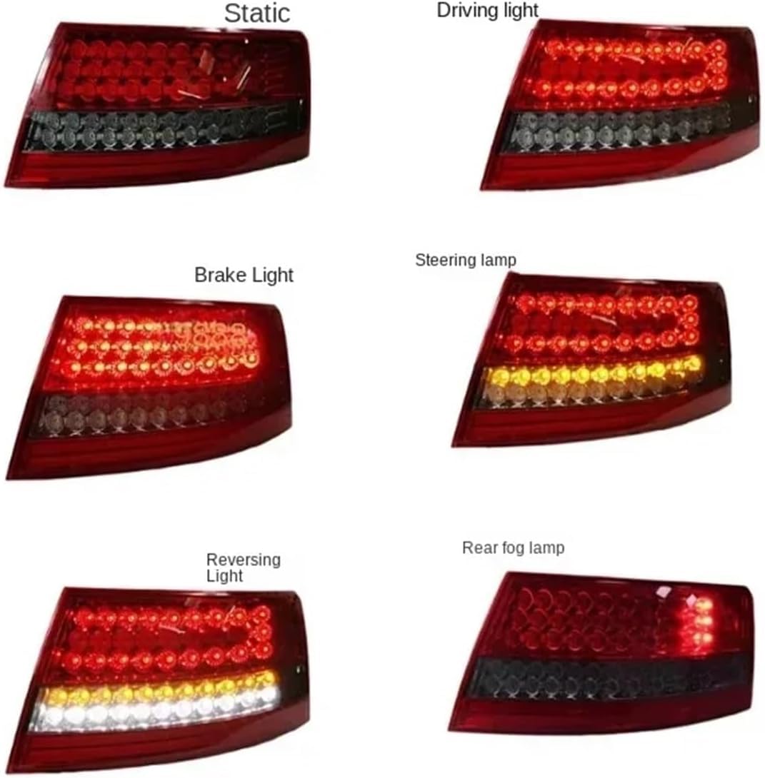 Autorücklichter für Audi A6L 2005-2008, Die Schale ist robust und langlebig,Left von CLLYBF66