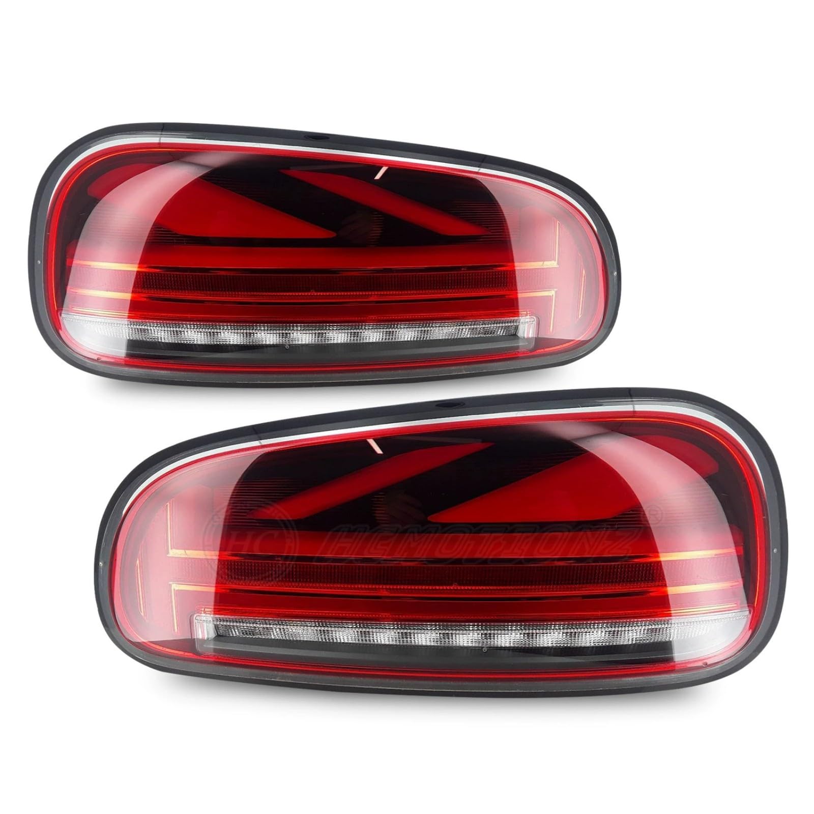 Autorücklichter für BMW MINI F54 2015-2020, Die Schale ist robust und langlebig,Red A Pair von CLLYBF66