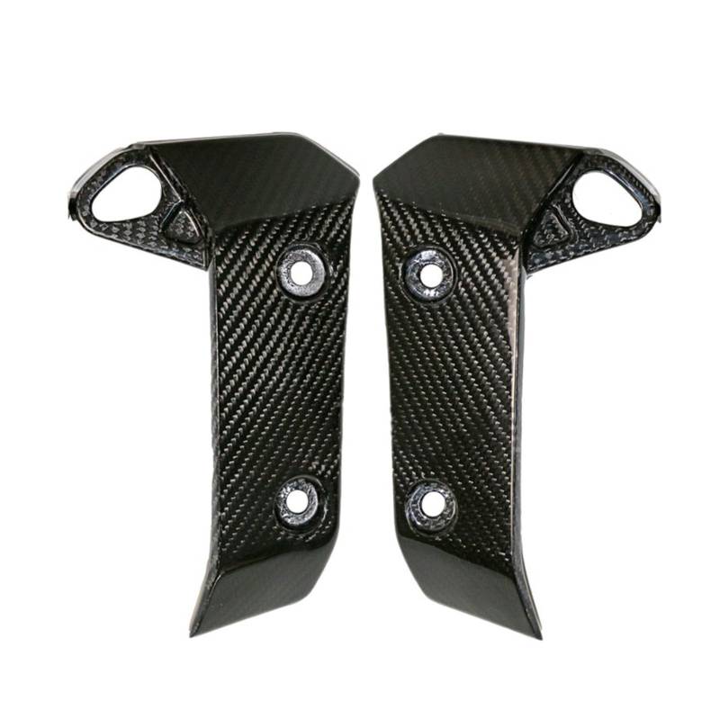 CLWEH Kompatibel Mit Yamaha Kompatibel Mit MT07 MT-07 MT 07 2018 2019 2020 3K Carbon Fiber Motorrad-Wassertank-Seitenteil von CLWEH